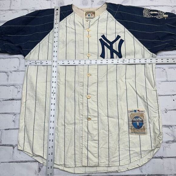Joe Dimaggio Jersey Mens Large Vintage New York Yankees MLB Baseball Mirage - Picture 12 of 16